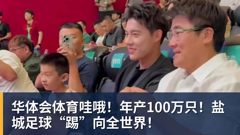 华体会体育哇哦！年产100万只！盐城足球“踢”向全世界！