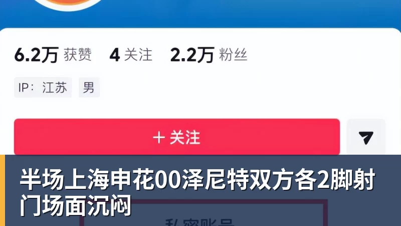 半场上海申花00泽尼特双方各2脚射门场面沉闷